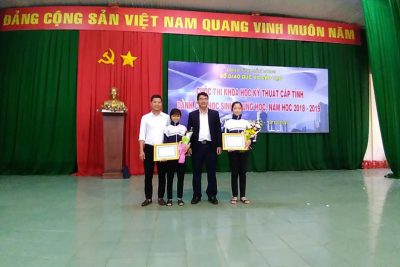 Thành quả Cuộc thi KHKT cấp tỉnh năm học 2018 – 2019